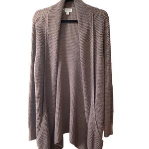 Market & Spruce Cable Knit Cardigan XL